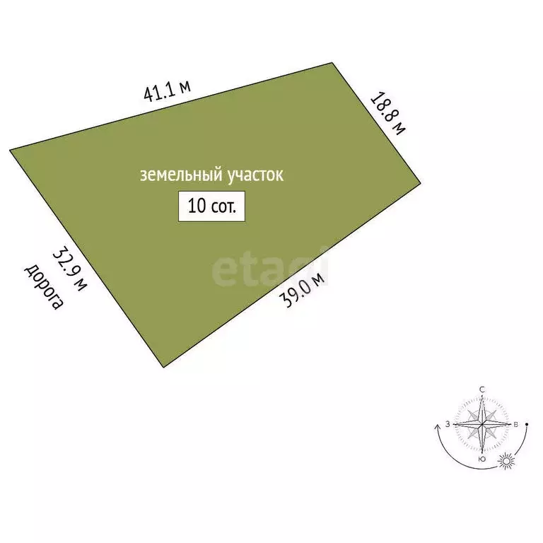 Участок в Выборгский район, Красносельское сельское поселение, посёлок ... - Фото 1