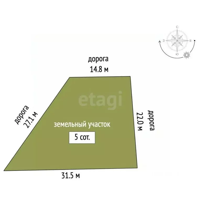 Участок в Крым, Алушта муниципальный округ, с. Лучистое пер. Солнечный ... - Фото 2