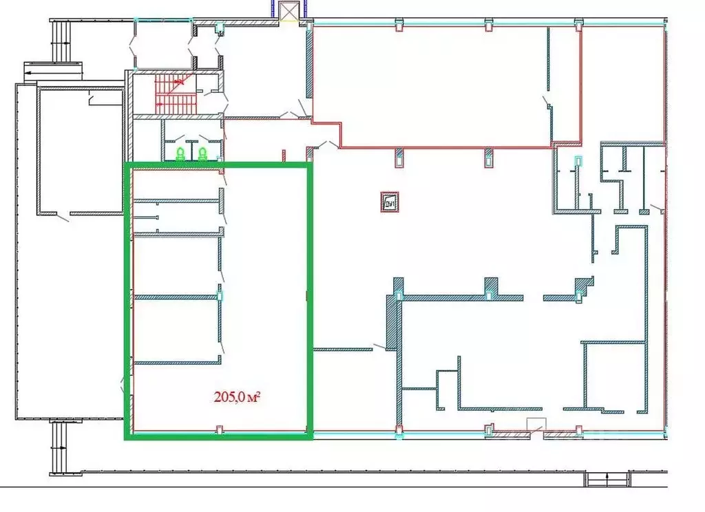 Помещение свободного назначения в Москва Рабочая ул., 93С2 (205 м) - Фото 2