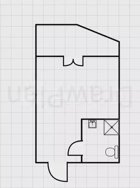 Квартира-студия, 18,3 м, 1/12 эт. - Фото 0
