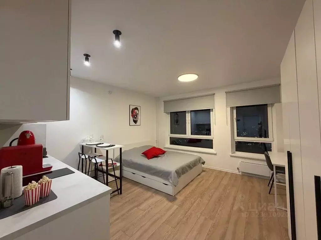 Студия Москва Новоостаповская ул., 7к1 (25.0 м) - Фото 1