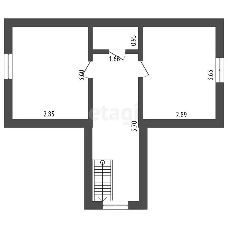 Дом в село Большое Сорокино, улица Энтузиастов (113.4 м) - Фото 1
