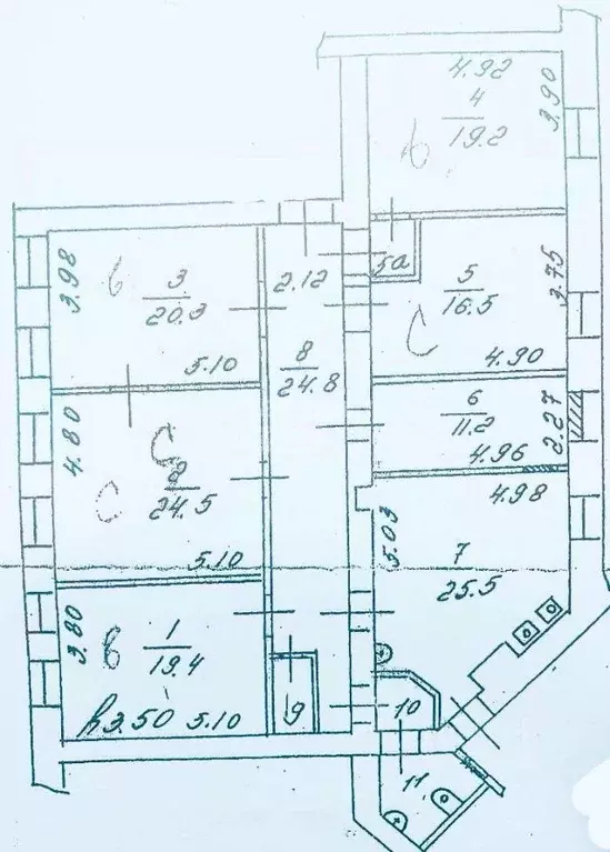 3-к кв. Москва Дербеневская ул., 10 (220.7 м) - Фото 1