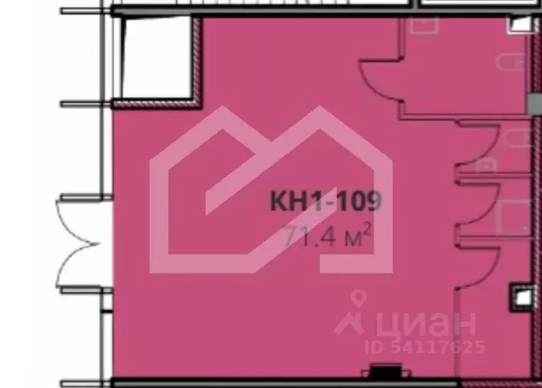 Торговая площадь в Москва ул. Гастелло, 30 (71 м) - Фото 1