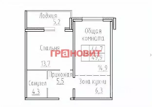 2-к кв. Новосибирская область, Новосибирский район, Мичуринский ... - Фото 1