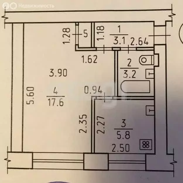 1-комнатная квартира: Ижевск, улица Ленина, 28 (31 м) - Фото 0