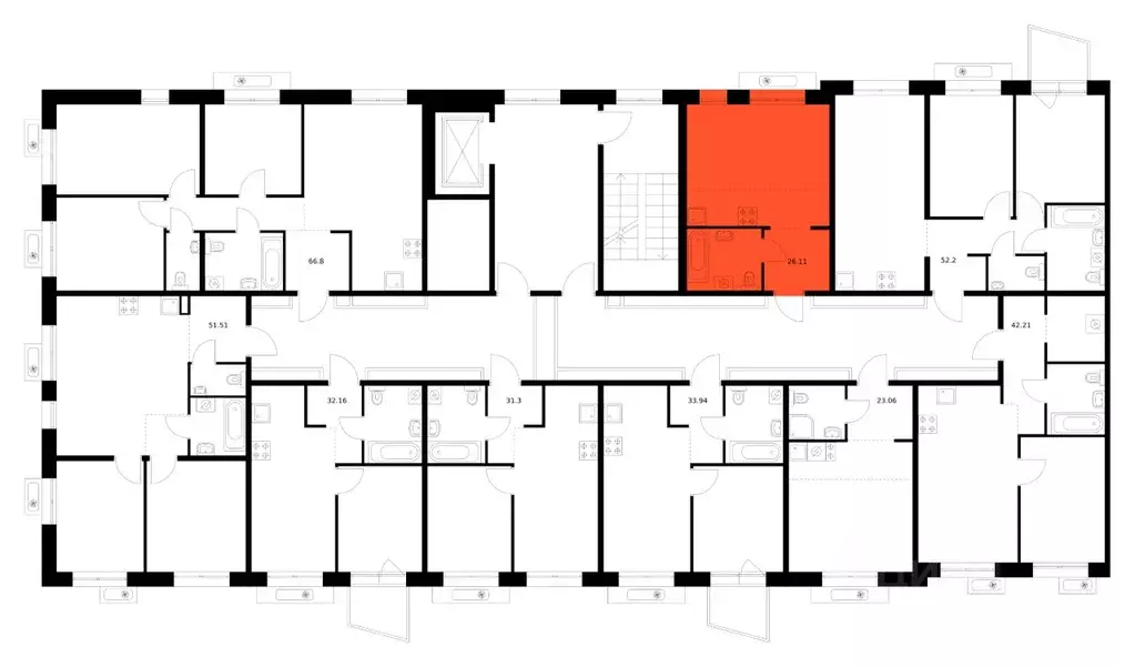 Студия Бурятия, Улан-Удэ ул. Шмидта (26.11 м) - Фото 2