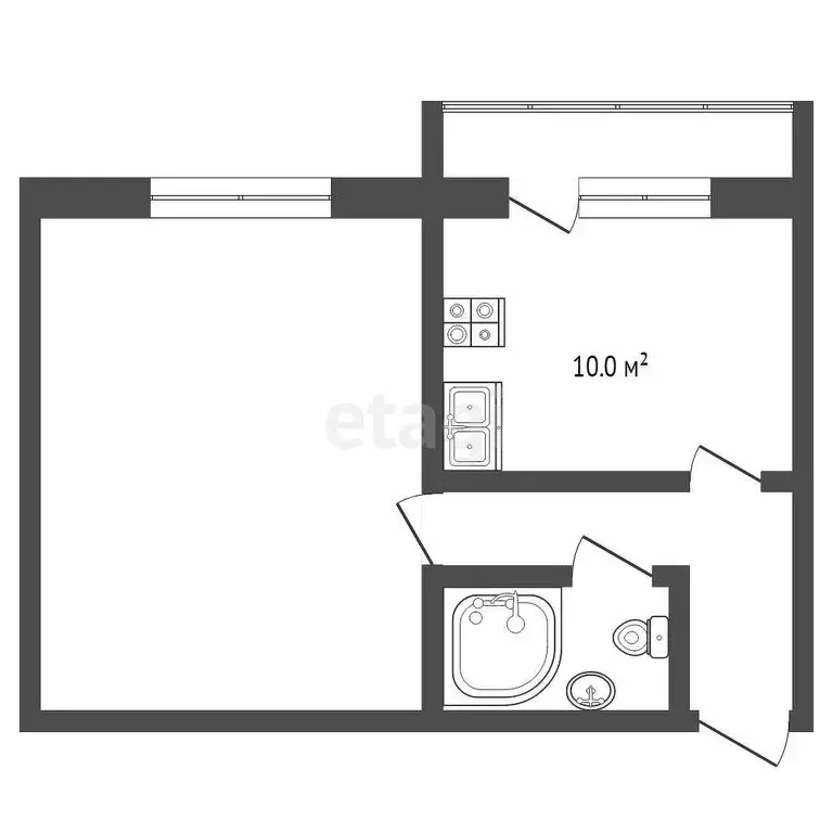 1-комнатная квартира: Самара, 5-я просека, 104Б (37.6 м) - Фото 1