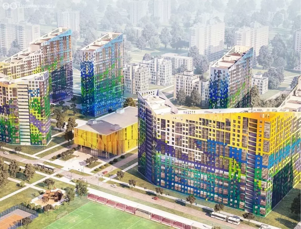 1-комнатная квартира: Санкт-Петербург, Среднерогатская улица, 16к5 (60 ... - Фото 1