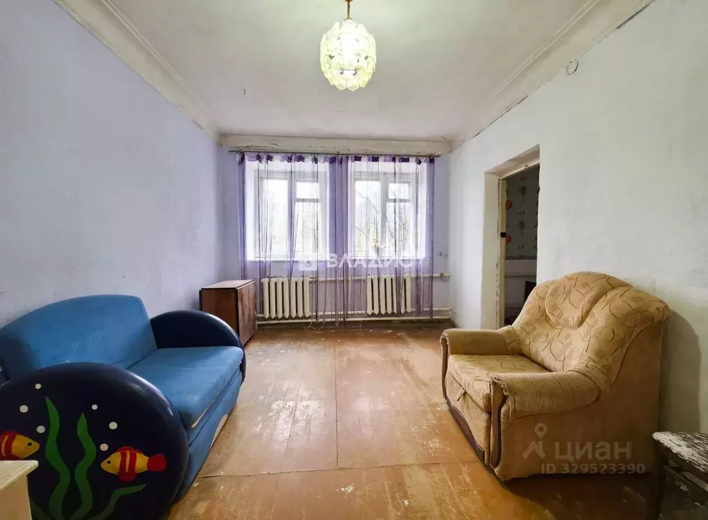 2-к кв. Ивановская область, Приволжск Кооперативный пер., 11 (45.0 м) - Фото 1