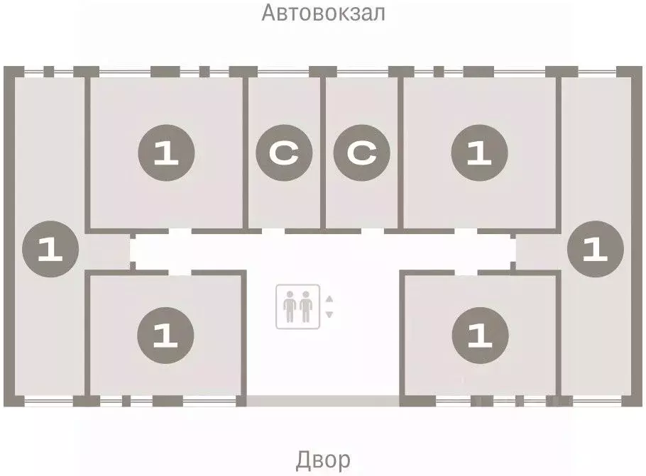 Студия Тюменская область, Тюмень ул. Республики, 203к1 (19.82 м) - Фото 1