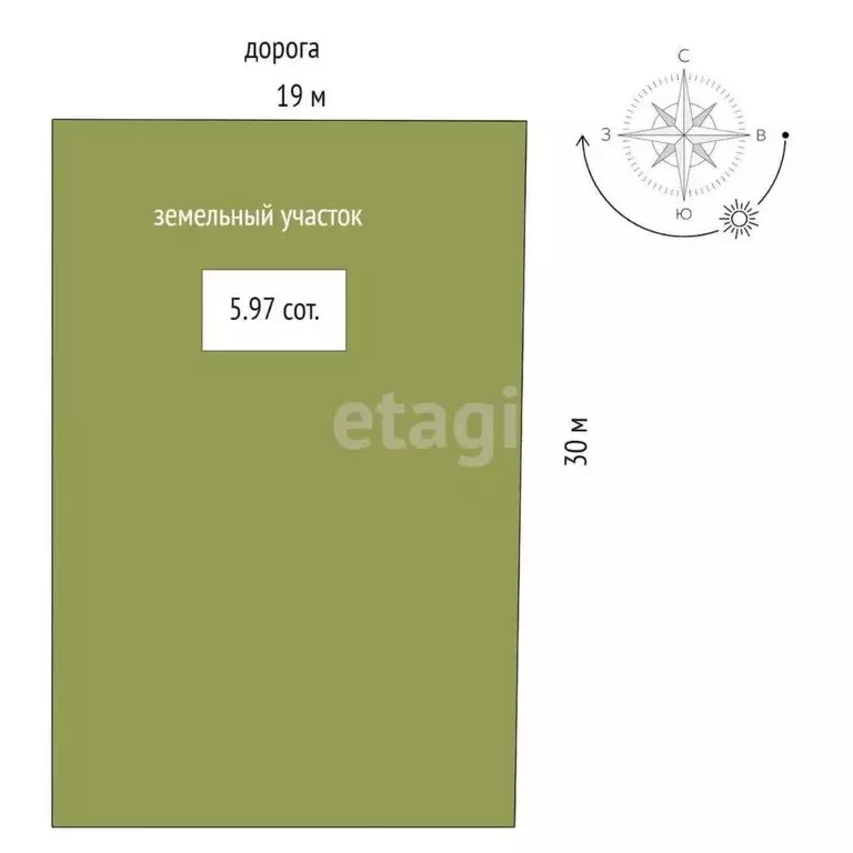 Участок в Ростовская область, Азов Азовский район,  (5.96 сот.) - Фото 2