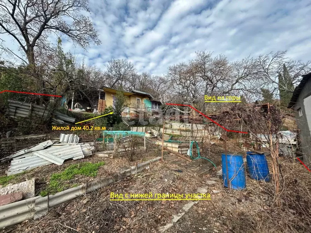 Участок в Крым, Ялта муниципальный округ, Отрадное пгт  (7.3 сот.) - Фото 1