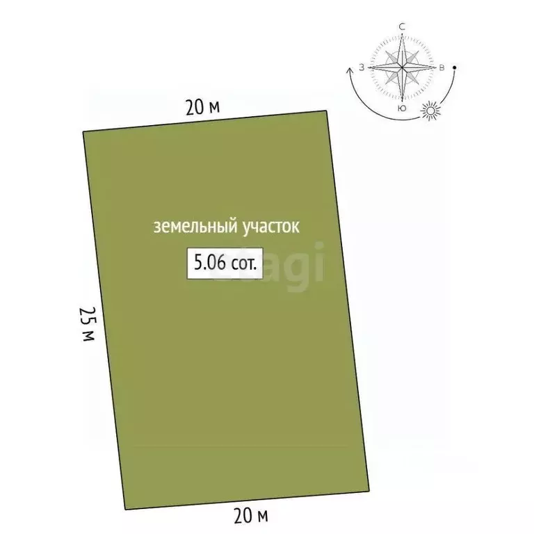 Участок в Крым, Керчь Дельфин садовое товарищество, ул. Тенистая (5.06 ... - Фото 2