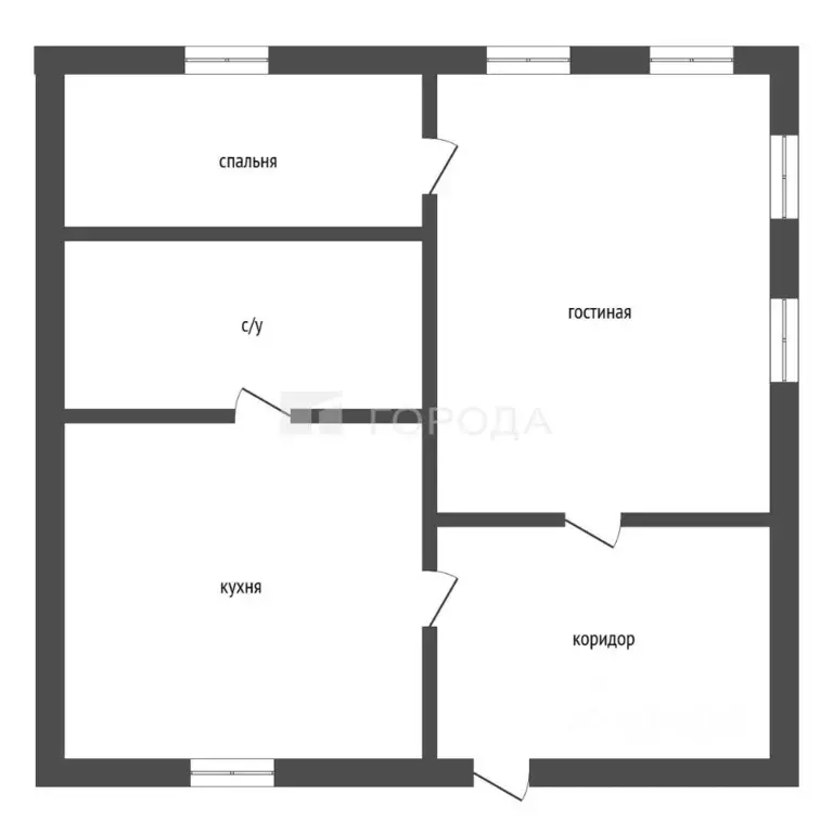 Дом в Кемеровская область, Прокопьевск ул. Красилова, 25 (54 м) - Фото 2