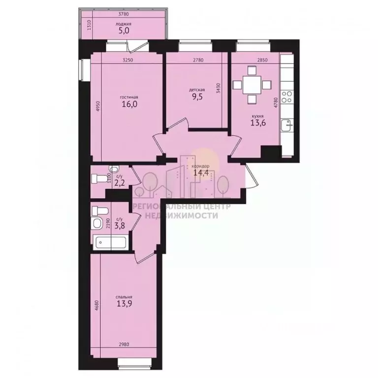 3-к кв. Иркутская область, Иркутск Братская ул., 7/8 (78.4 м) - Фото 1