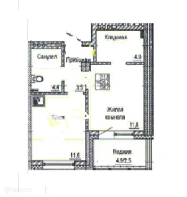 Продаётся 1-к квартира, 37.9 м - Фото 1