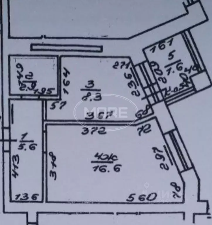 1-к кв. Калининградская область, Калининград ул. Гайдара, 175 (36.0 м) - Фото 2