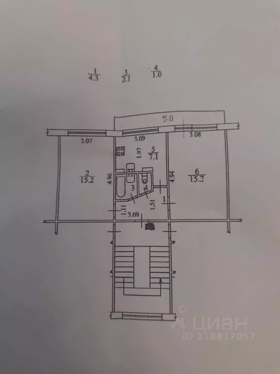 2-к кв. Санкт-Петербург Бухарестская ул., 86К3 (45.0 м) - Фото 1