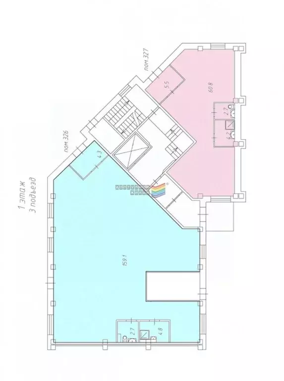 Помещение свободного назначения в Красноярский край, Красноярск ... - Фото 2