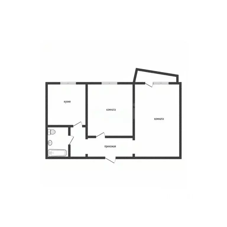 2-к кв. Алтайский край, Бийск Советская ул., 214/1 (53.6 м) - Фото 2