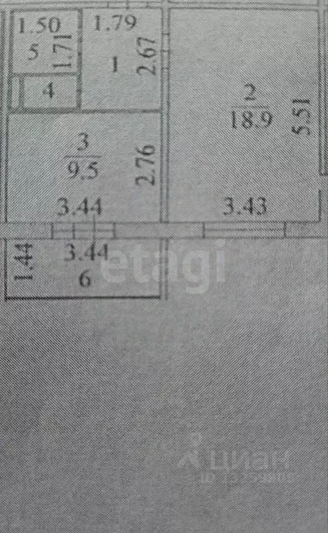 1-к кв. Липецкая область, Липецк ул. С.М. Шерстобитова, 6 (37.0 м) - Фото 1