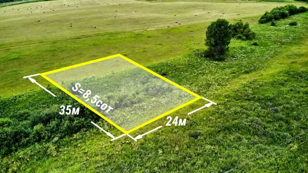 Участок в Томская область, Томский район, д. Лязгино  (8.5 сот.) - Фото 1