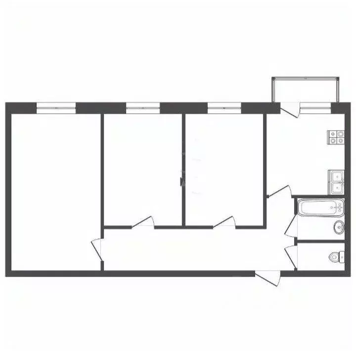 3-к кв. Ставропольский край, Пятигорск ул. Булгакова, 17/1 (81.0 м) - Фото 2