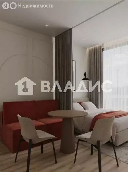 Квартира-студия: Москва, Автомобильный проезд, 4 (23.5 м) - Фото 1