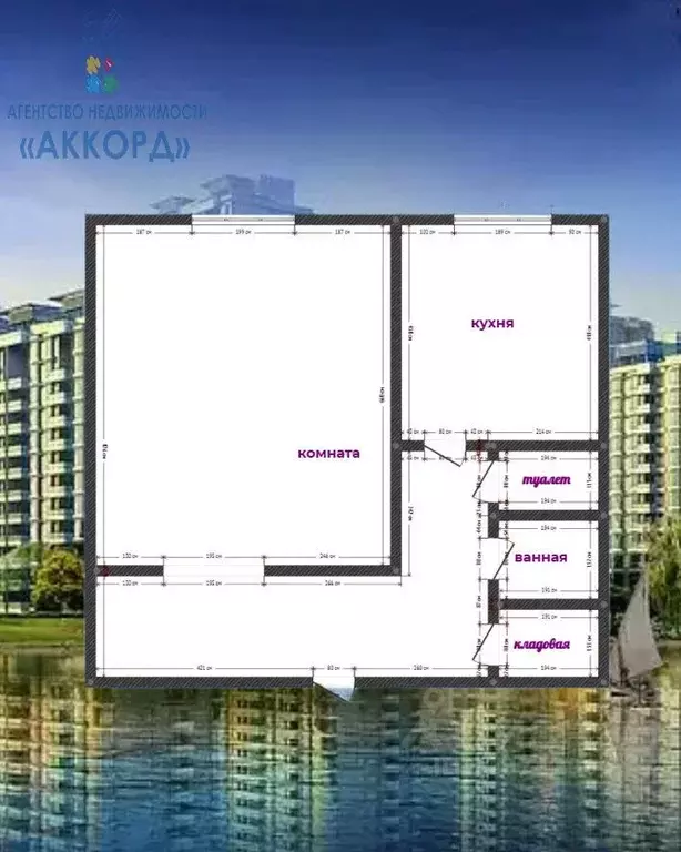1-к кв. Алтайский край, Бийск Ленинградская ул., 33/1 (35.4 м) - Фото 2