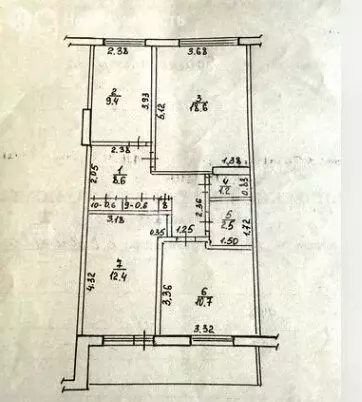 3-комнатная квартира: Салават, бульвар Салавата Юлаева, 16А (69 м) - Фото 1
