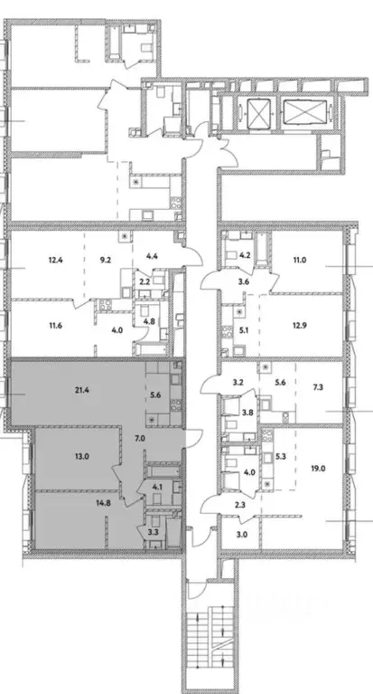 2-к кв. Москва Озерная ул., 42С7 (69.2 м) - Фото 1