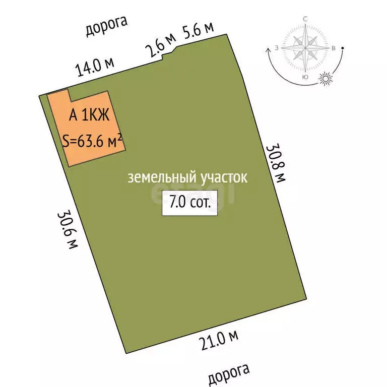 Дом в Тюмень, СНТ Электрон, Новая улица (63.6 м) - Фото 0