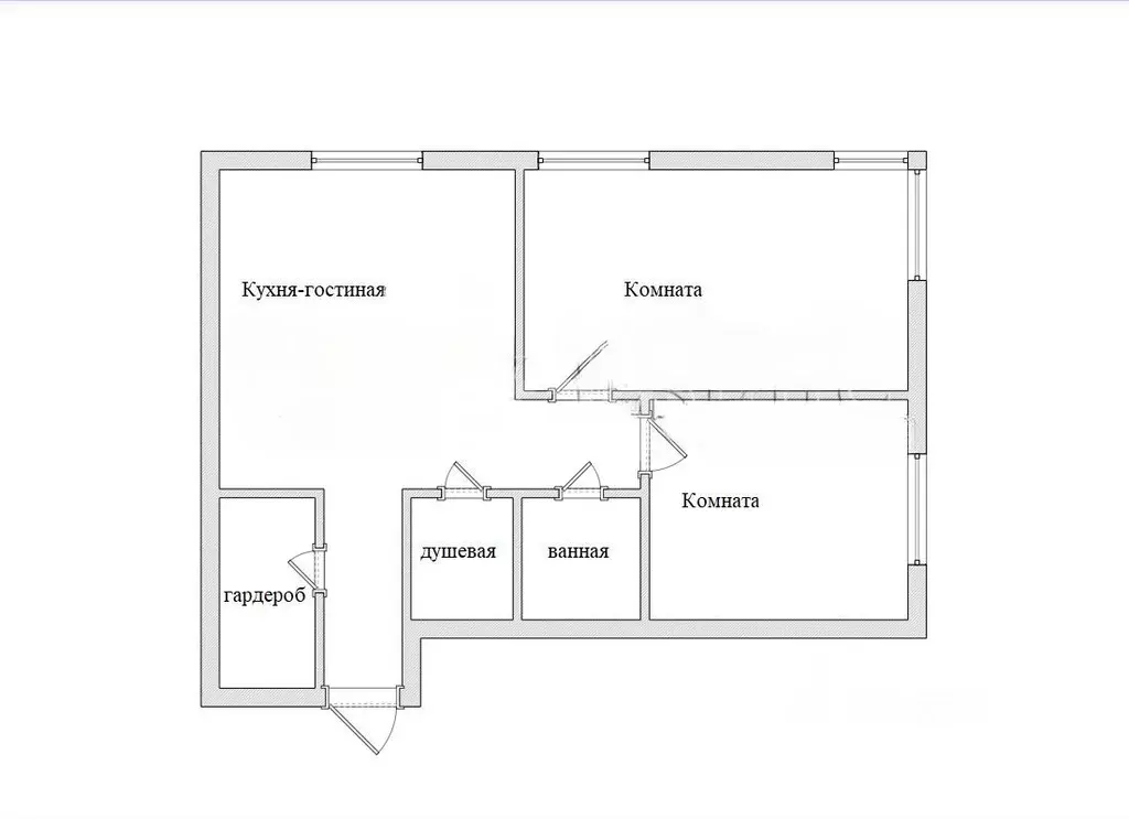 3-к кв. Москва Головинское ш., 10Б (63.0 м) - Фото 1