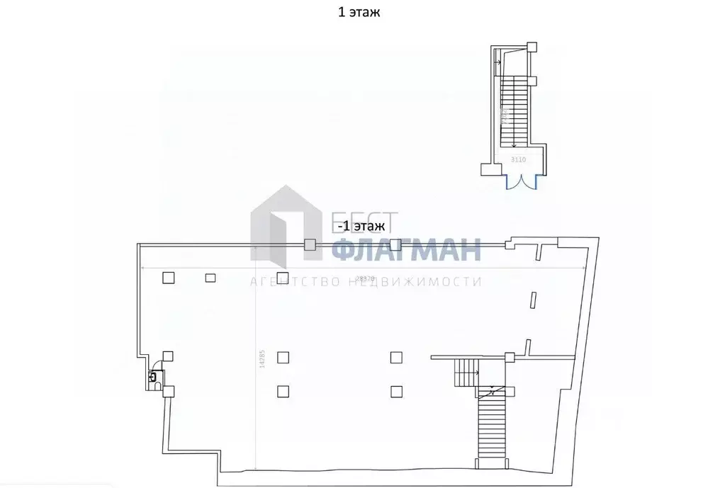 Помещение свободного назначения в Москва Новослободская ул., 19С1 (381 ... - Фото 1