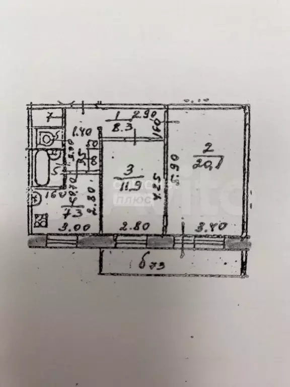 2-к. квартира, 56 м, 3/9 эт. - Фото 0