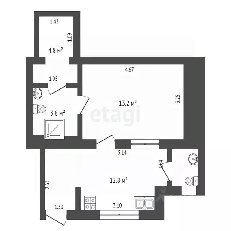 1-к кв. Крым, Феодосия муниципальный округ, Коктебель пгт ул. Ленина, ... - Фото 2
