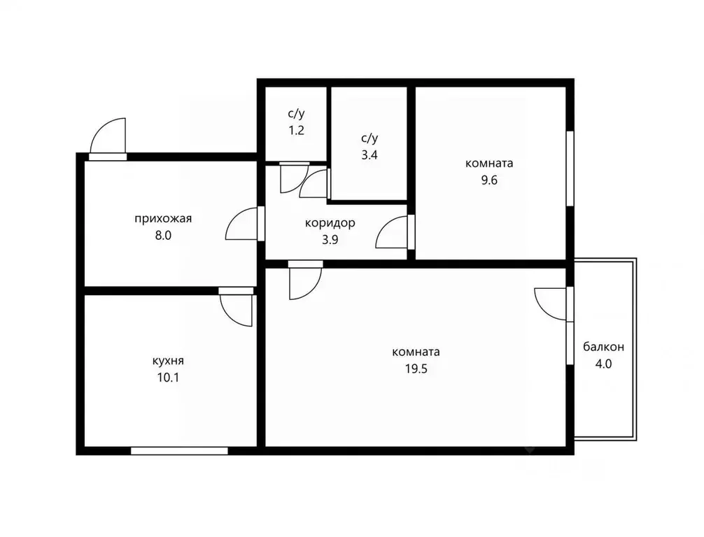2-к кв. Краснодарский край, Геленджик ул. Маршала Жукова, 1к5 (60.0 м) - Фото 2