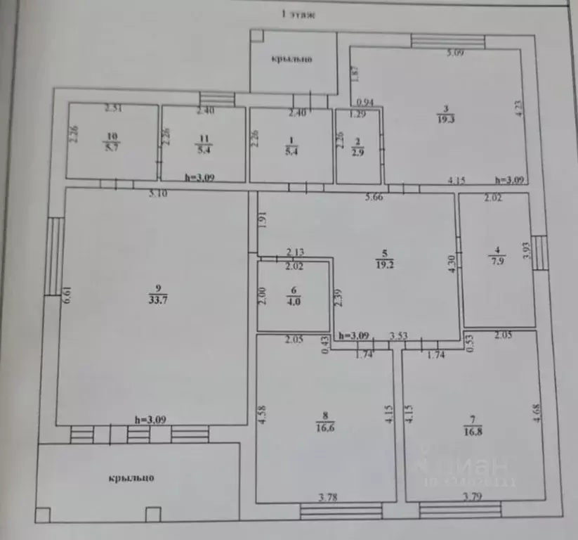 Дом в Липецкая область, Липецкий муниципальный округ, с. Косыревка ул. ... - Фото 2