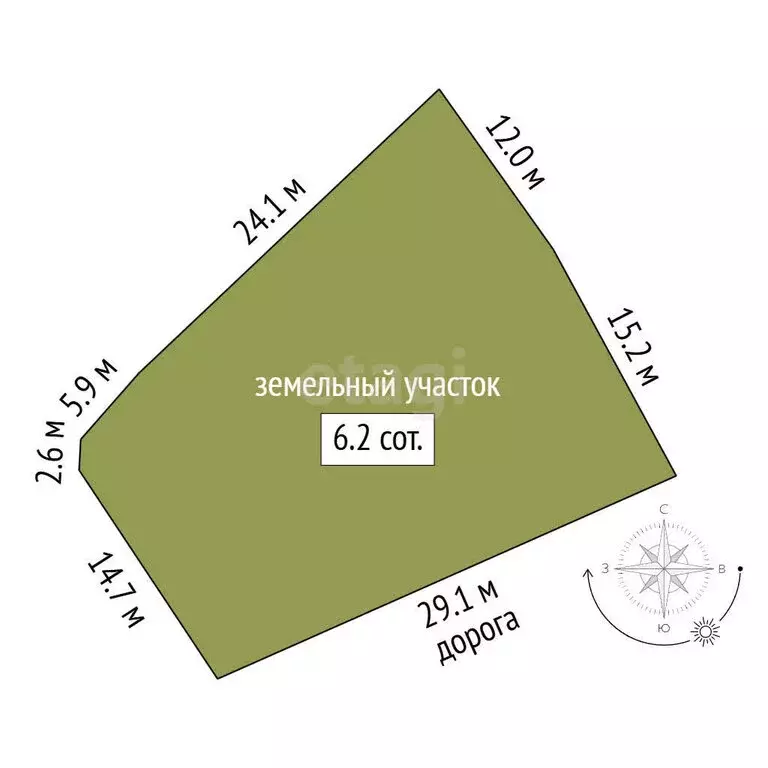 Участок в Эльбрусский район, село Тегенекли (622 м) - Фото 1