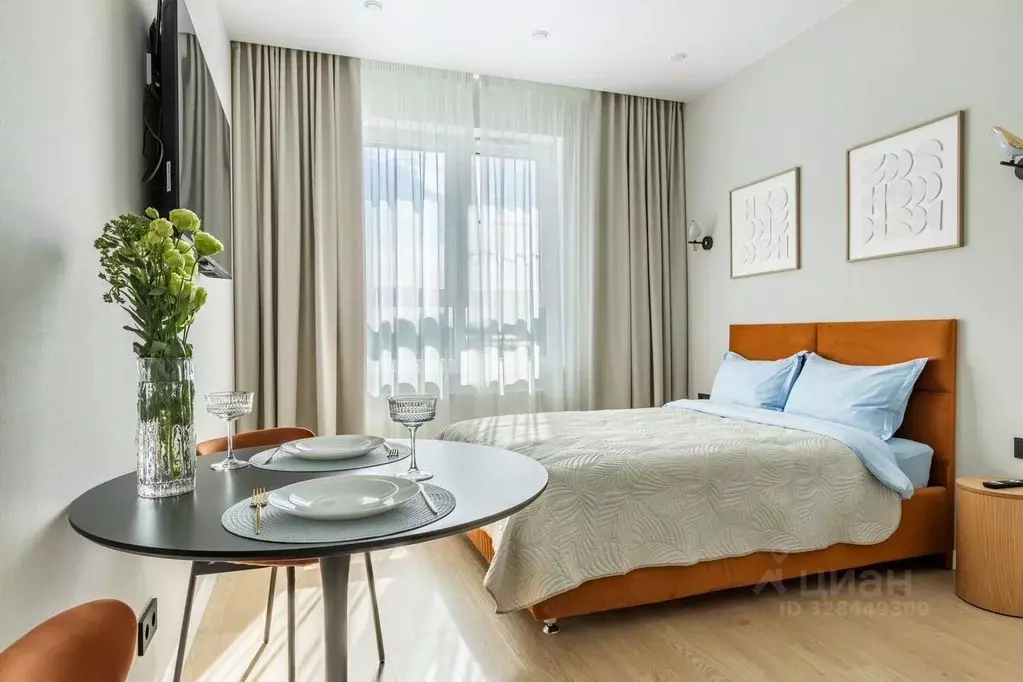 Студия Санкт-Петербург ул. Типанова, 23с1 (20.0 м) - Фото 1