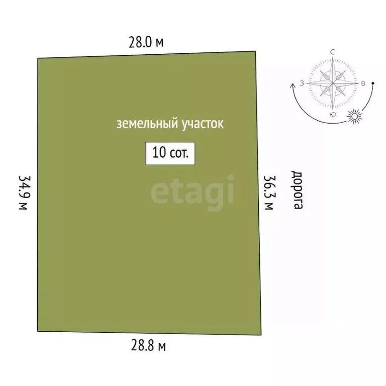 Участок в Тюменская область, Тюменский муниципальный округ, Каменское ... - Фото 2