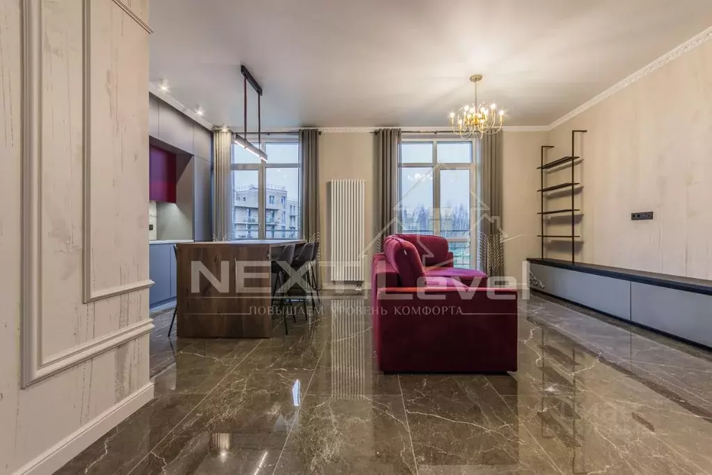 3-к кв. Санкт-Петербург ул. Новая, 51к41 (90.0 м) - Фото 2