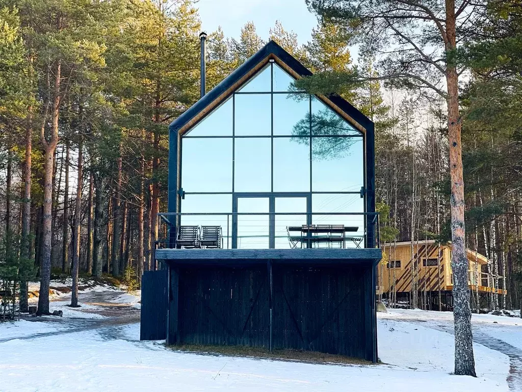 Дом в Карелия, Пряжинский район, Эссойльское с/пос, пос. Сяпся ул. ... - Фото 2