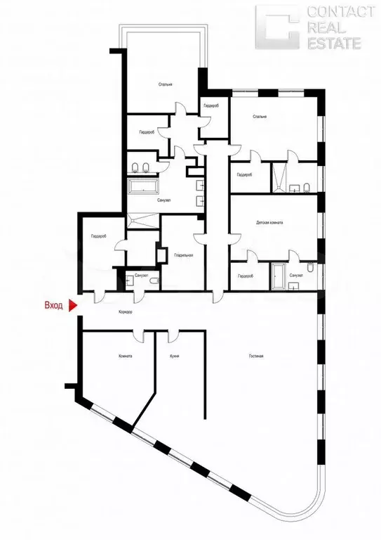 4-к. квартира, 335 м, 4/9 эт. - Фото 0