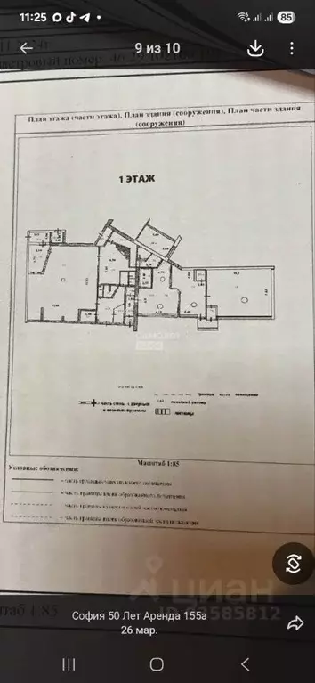Торговая площадь в Курская область, Курск ул. 50 лет Октября, 155В ... - Фото 2