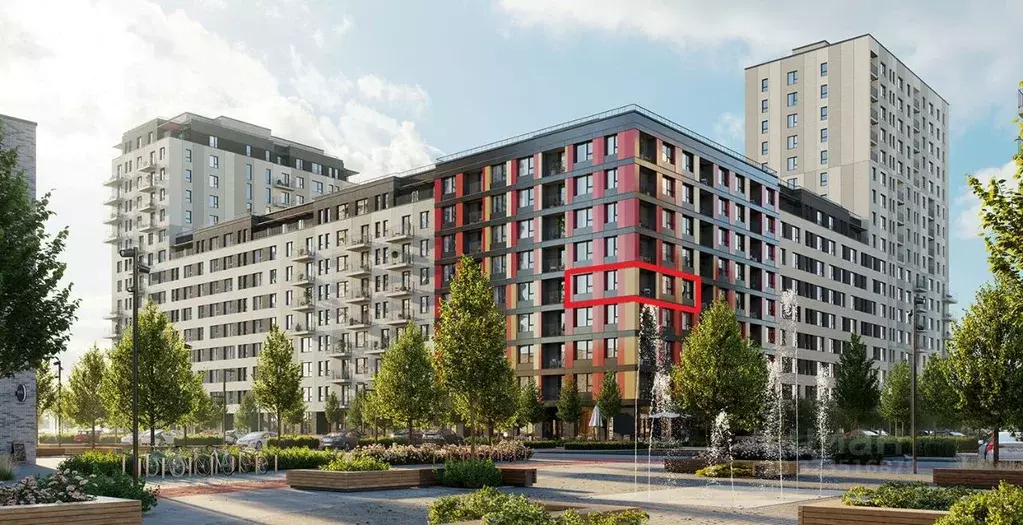 2-к кв. Тюменская область, Тюмень ул. Республики, 203к1 (60.7 м) - Фото 1