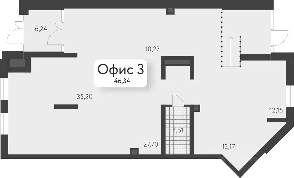 Офис в Свердловская область, Екатеринбург Академический мкр, 13-й ... - Фото 0