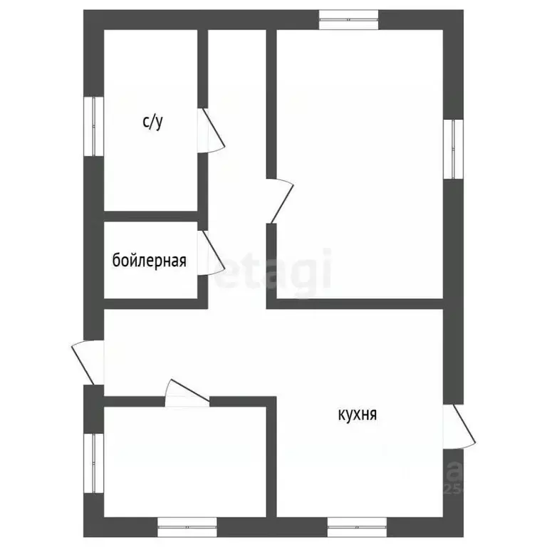 Дом в Владимирская область, Ковровский муниципальный округ, с. Большие ... - Фото 1