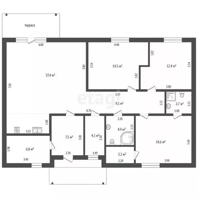Дом в Калининградская область, Калининград Золотая осень СНТ, ул. ... - Фото 2